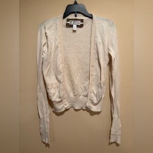 Abercrombie & Fitch Light Beige Cardigan Sweater